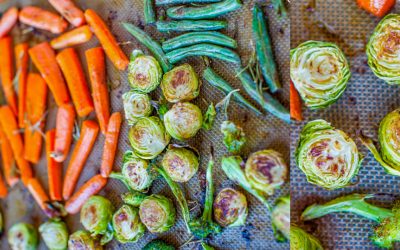 Lemon Rosemary Coconut Oil Roasted Vegetables