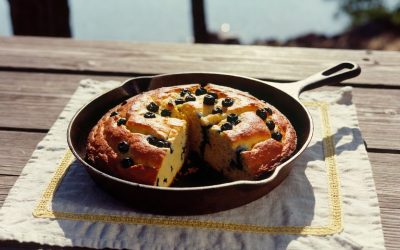 Sweet Blueberry Southern Cornbread